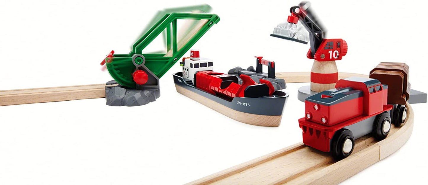 Brio World Cargo Harbour Set