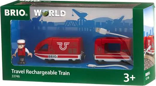 Brio World Travel USB rechargeable train