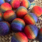 Felt Balls (Rainbow) 3.5cms