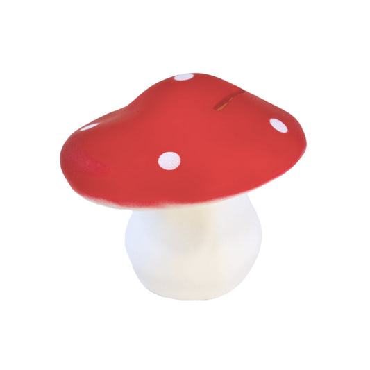 Red mushroom toadstool money box (red)