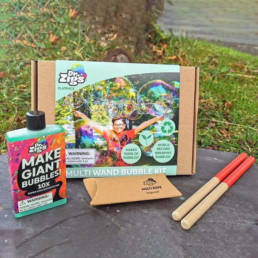 Dr Zigs Flatpack Mullti Wand Bubble Kit