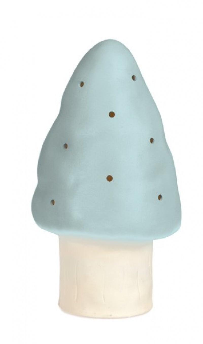 Heico vintage blue mushroom night light - lamp