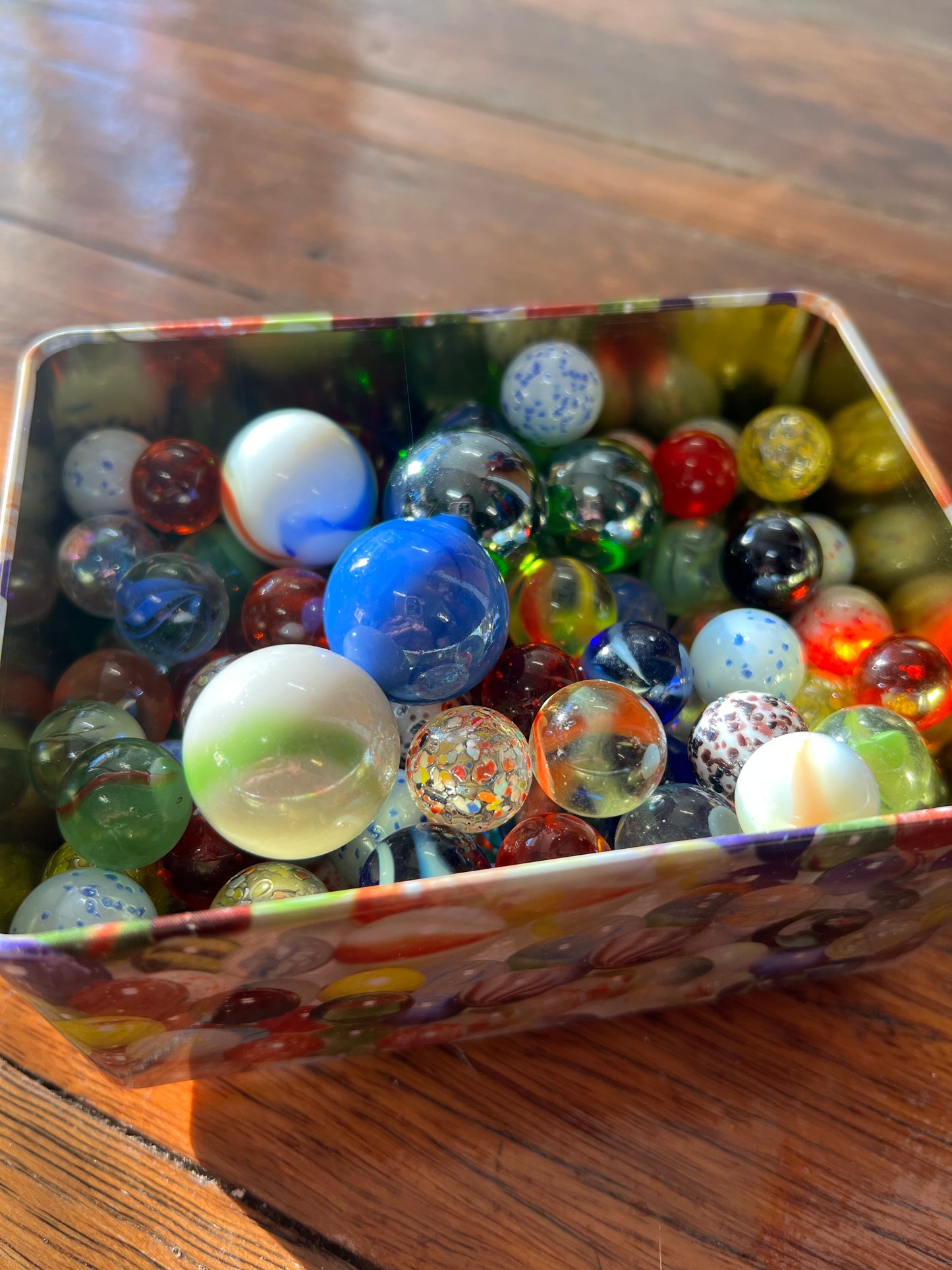 Tin of Marbles