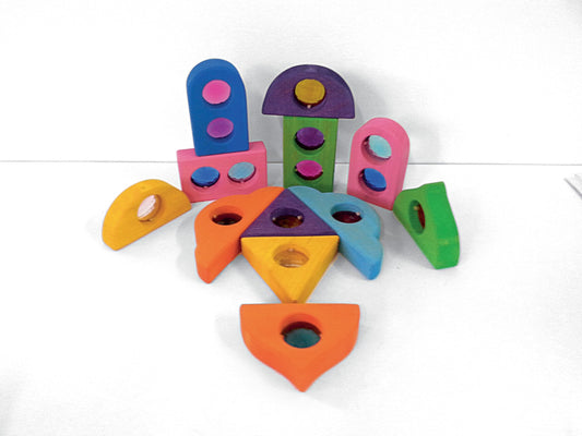 Window Shapes | Coloured | Full set of 12 with tray