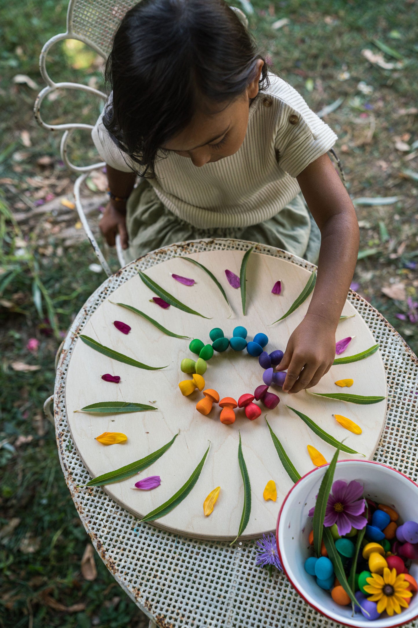 Mandala | Rainbow Mushrooms